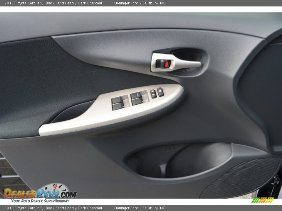 2013 Toyota Corolla S Black Sand Pearl / Dark Charcoal Photo #8
