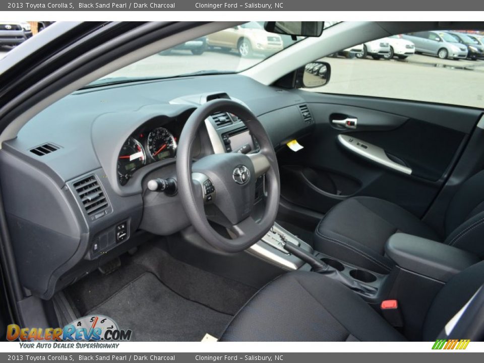 2013 Toyota Corolla S Black Sand Pearl / Dark Charcoal Photo #11