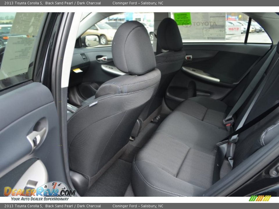 2013 Toyota Corolla S Black Sand Pearl / Dark Charcoal Photo #12