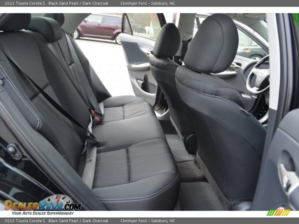 2013 Toyota Corolla S Black Sand Pearl / Dark Charcoal Photo #14