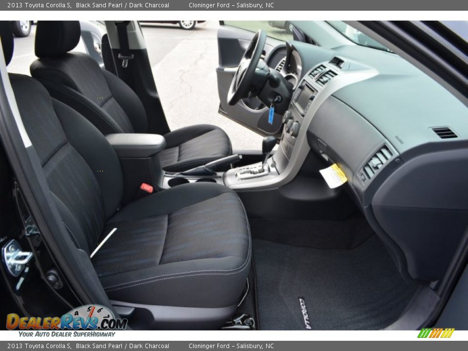 2013 Toyota Corolla S Black Sand Pearl / Dark Charcoal Photo #15