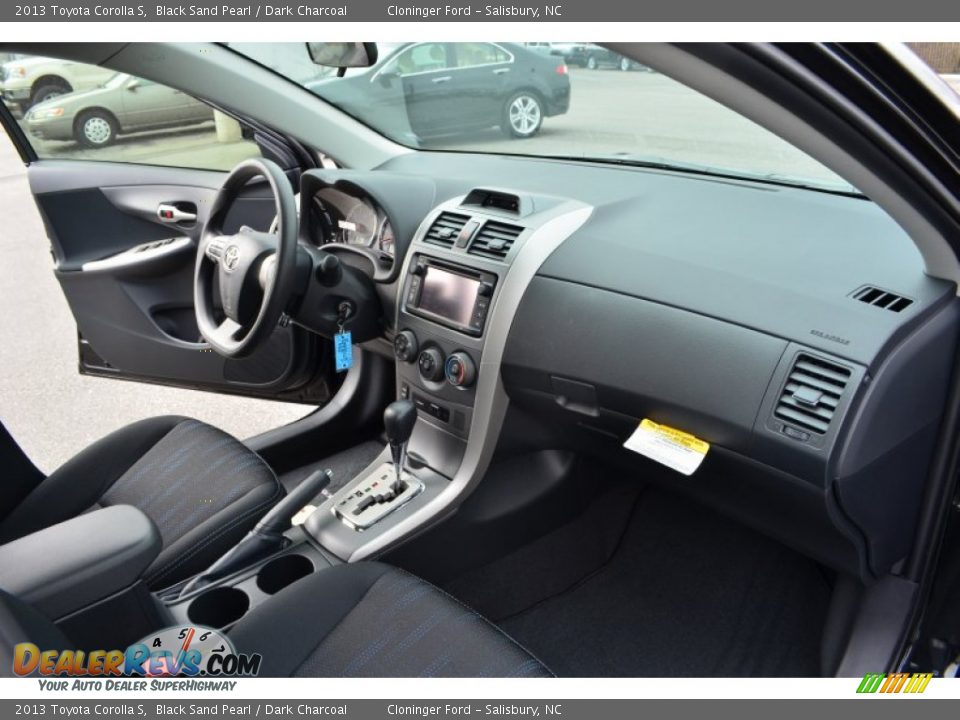 2013 Toyota Corolla S Black Sand Pearl / Dark Charcoal Photo #16