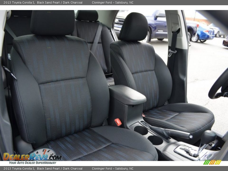2013 Toyota Corolla S Black Sand Pearl / Dark Charcoal Photo #18