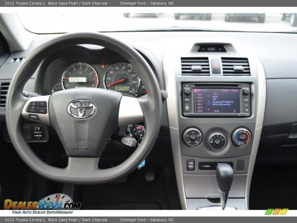 2013 Toyota Corolla S Black Sand Pearl / Dark Charcoal Photo #21