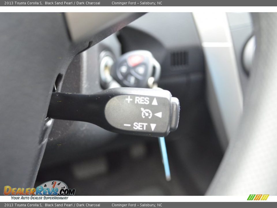 2013 Toyota Corolla S Black Sand Pearl / Dark Charcoal Photo #26