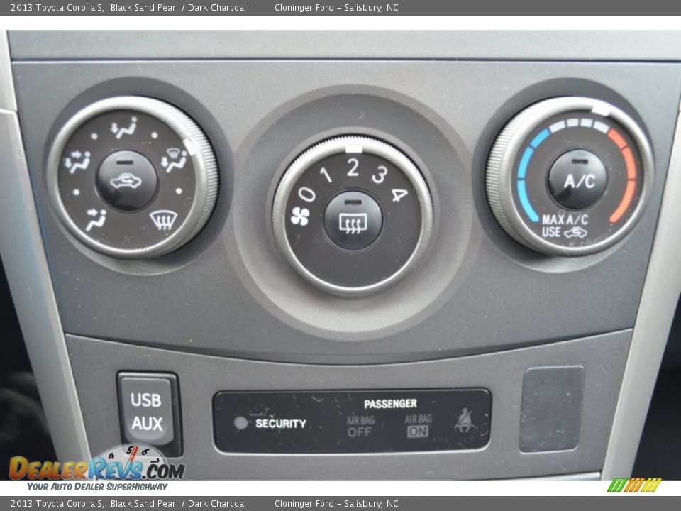 2013 Toyota Corolla S Black Sand Pearl / Dark Charcoal Photo #29