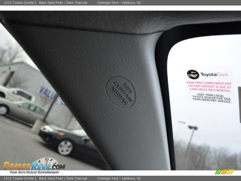 2013 Toyota Corolla S Black Sand Pearl / Dark Charcoal Photo #33
