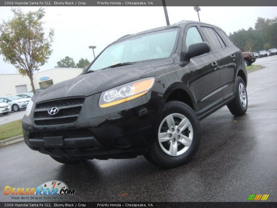 Front 3/4 View of 2009 Hyundai Santa Fe GLS Photo #1