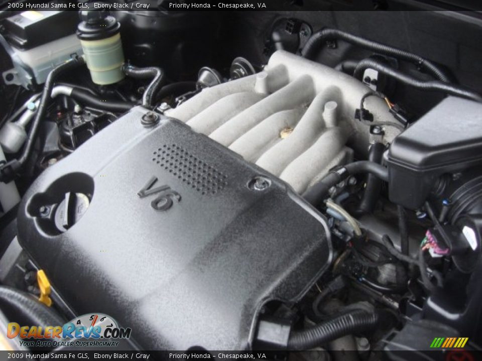 2009 Hyundai Santa Fe GLS 2.7 Liter DOHC 24-Valve V6 Engine Photo #23