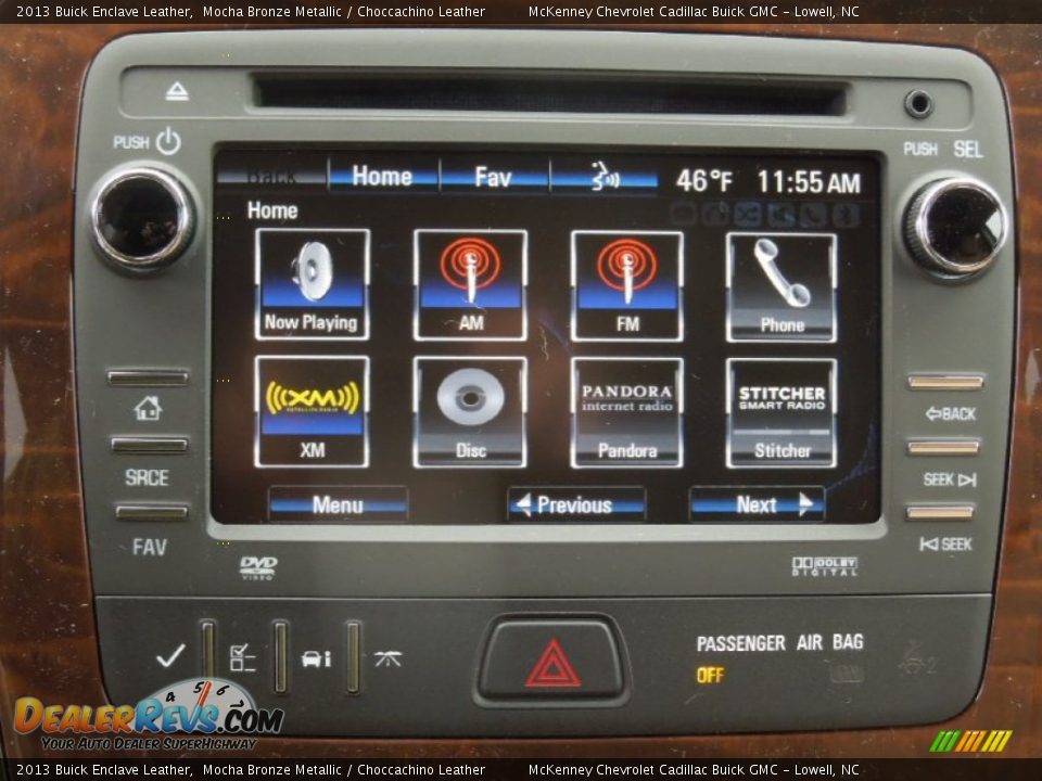 Controls of 2013 Buick Enclave Leather Photo #15