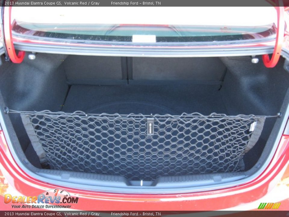 2013 Hyundai Elantra Coupe GS Volcanic Red / Gray Photo #12