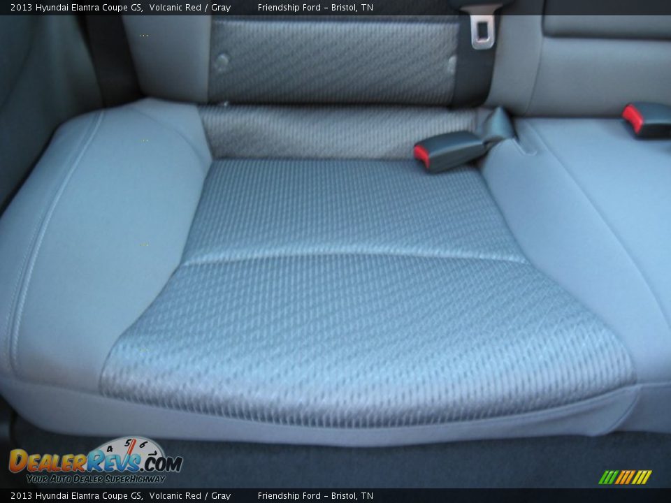 2013 Hyundai Elantra Coupe GS Volcanic Red / Gray Photo #17