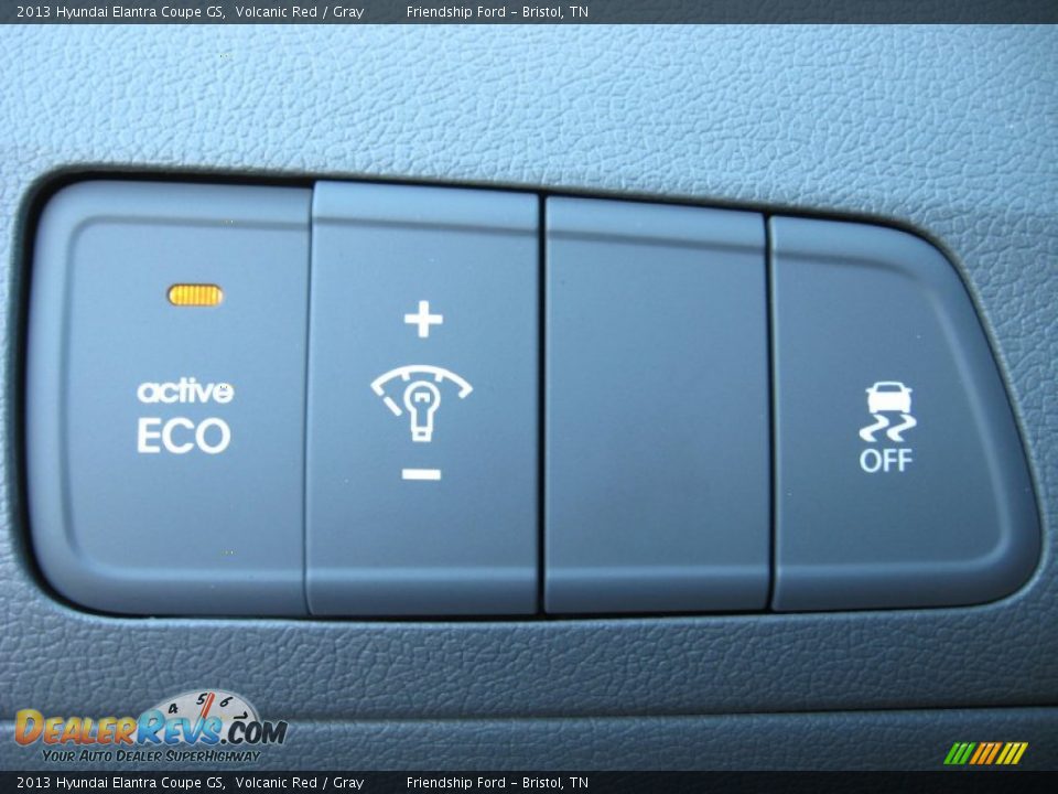 2013 Hyundai Elantra Coupe GS Volcanic Red / Gray Photo #27