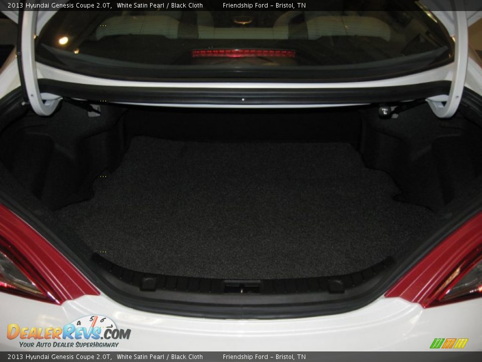 2013 Hyundai Genesis Coupe 2.0T White Satin Pearl / Black Cloth Photo #7