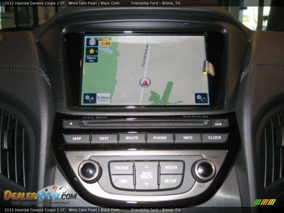 2013 Hyundai Genesis Coupe 2.0T White Satin Pearl / Black Cloth Photo #21