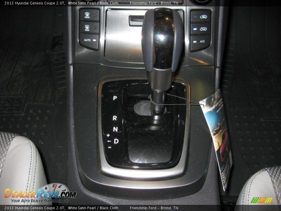 2013 Hyundai Genesis Coupe 2.0T White Satin Pearl / Black Cloth Photo #23