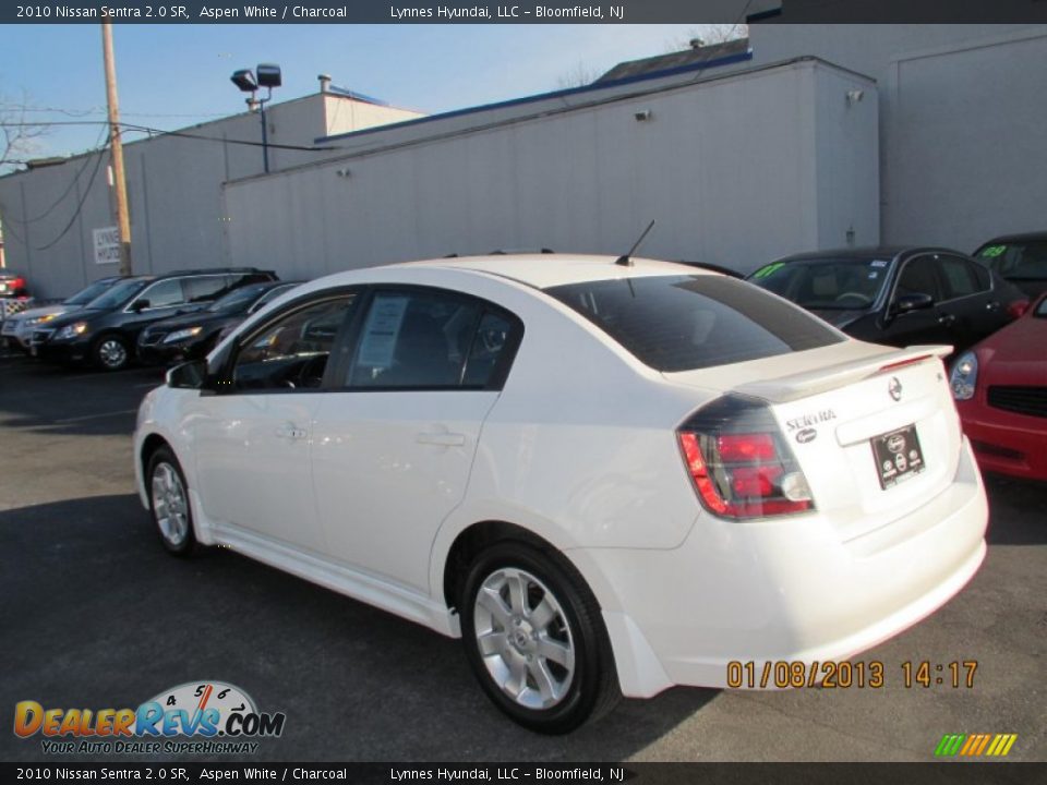 2010 Nissan Sentra 2.0 SR Aspen White / Charcoal Photo #6