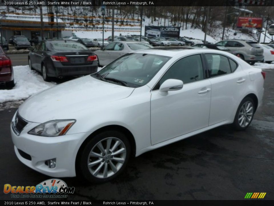 2010 Lexus IS 250 AWD Starfire White Pearl / Black Photo #2