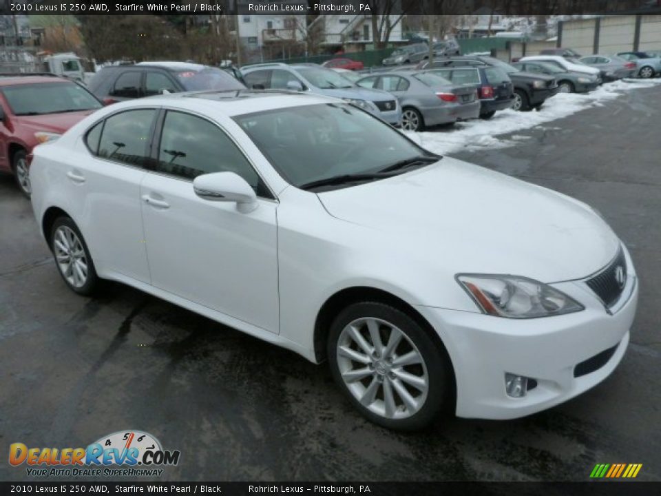 2010 Lexus IS 250 AWD Starfire White Pearl / Black Photo #3