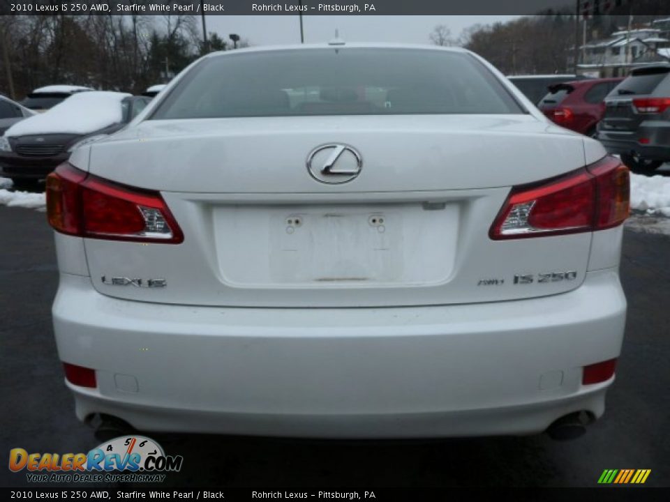 2010 Lexus IS 250 AWD Starfire White Pearl / Black Photo #10