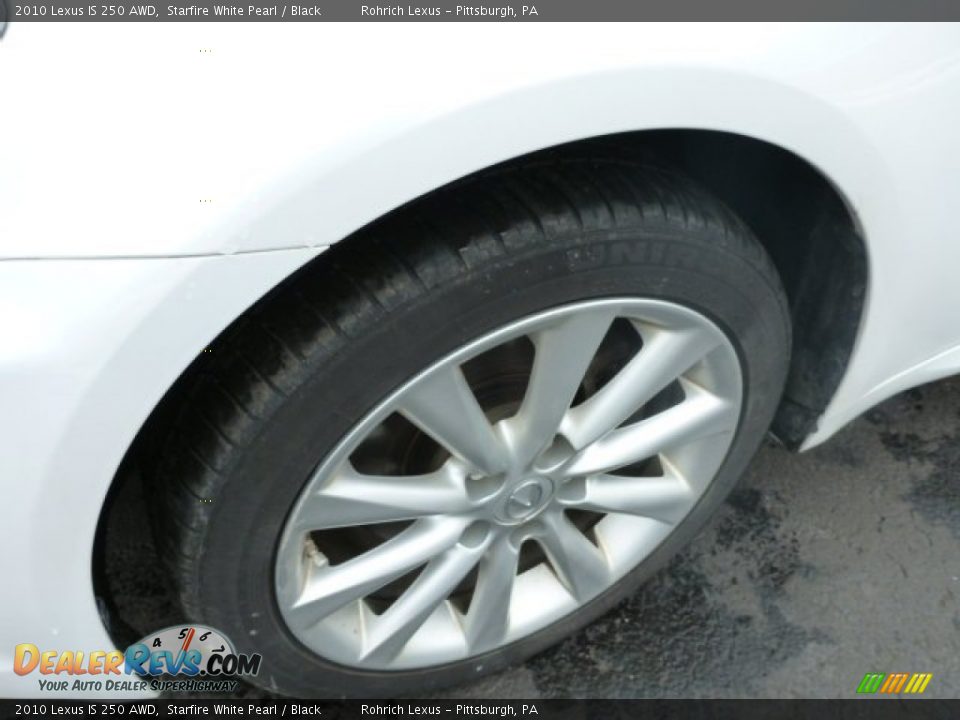 2010 Lexus IS 250 AWD Starfire White Pearl / Black Photo #14