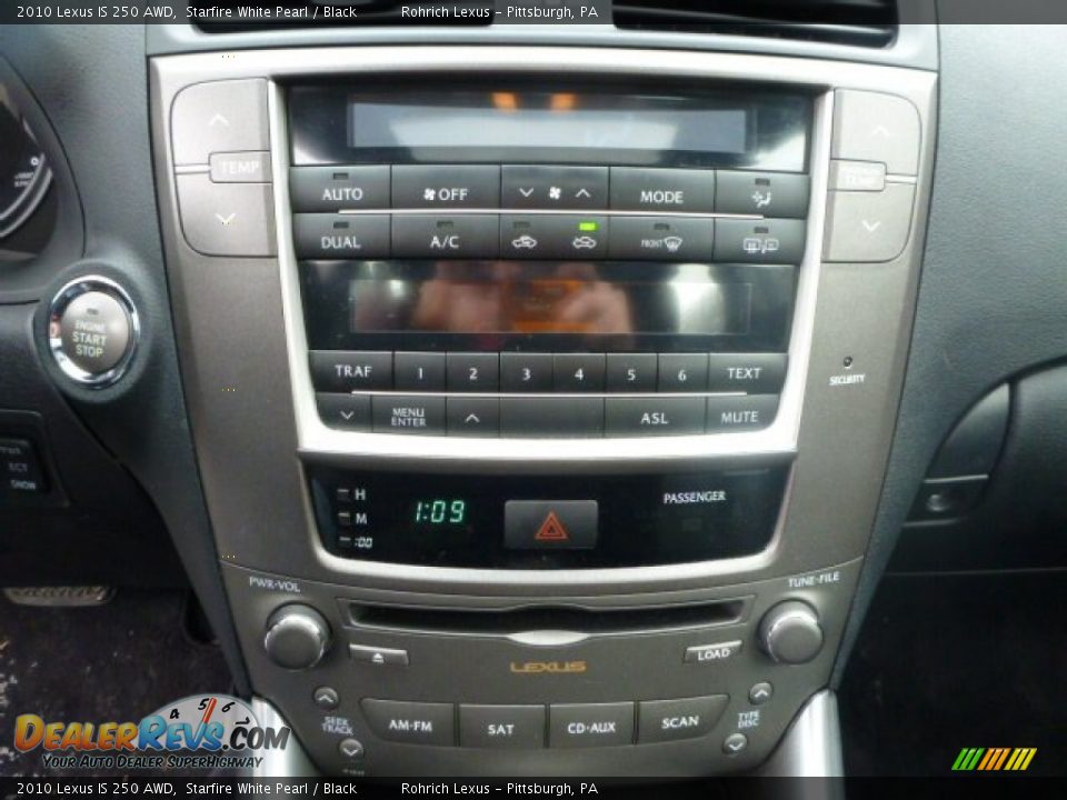 2010 Lexus IS 250 AWD Starfire White Pearl / Black Photo #19