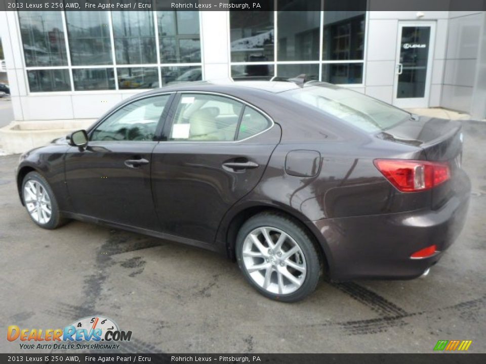 2013 Lexus IS 250 AWD Fire Agate Pearl / Ecru Photo #2