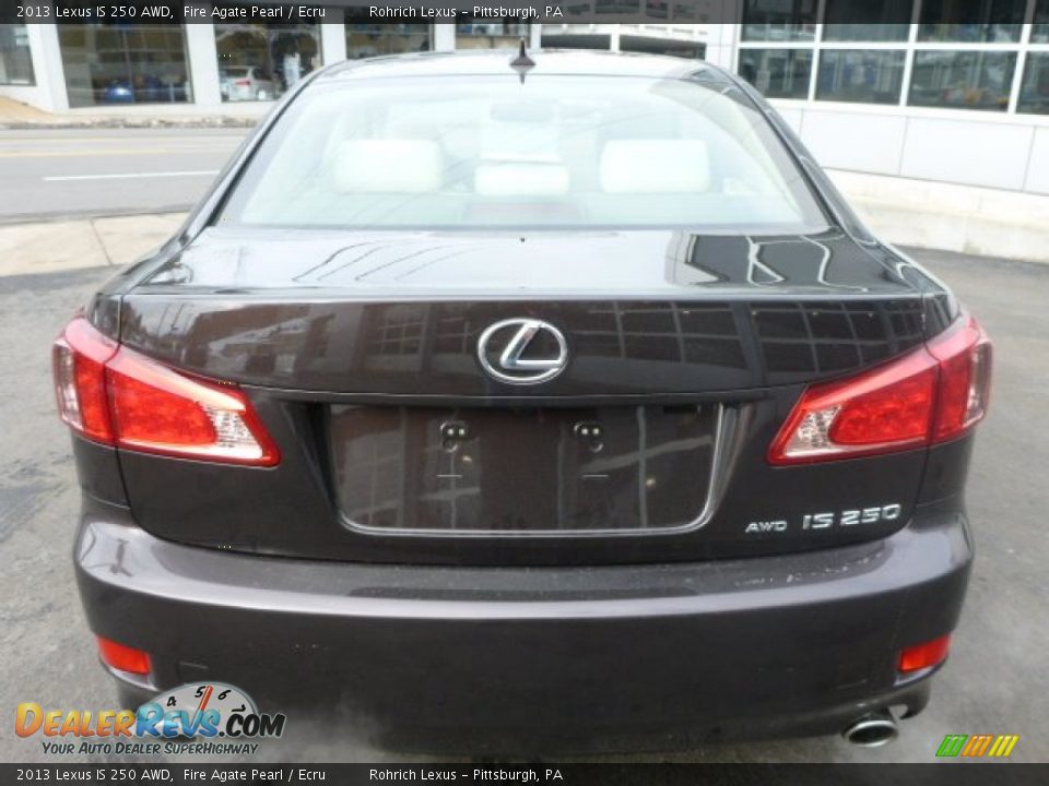 2013 Lexus IS 250 AWD Fire Agate Pearl / Ecru Photo #3