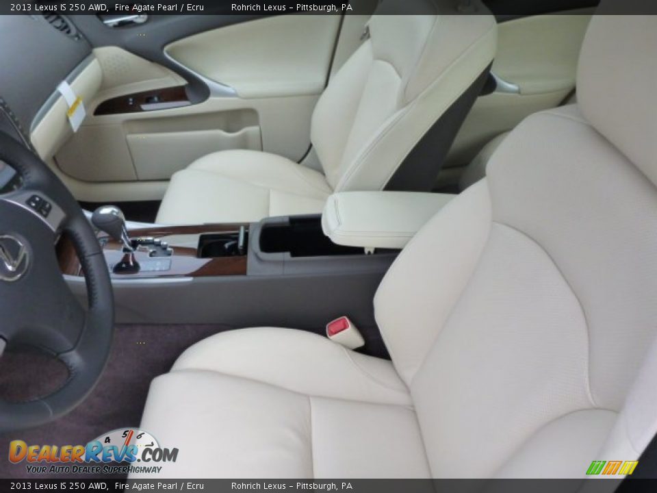 2013 Lexus IS 250 AWD Fire Agate Pearl / Ecru Photo #9