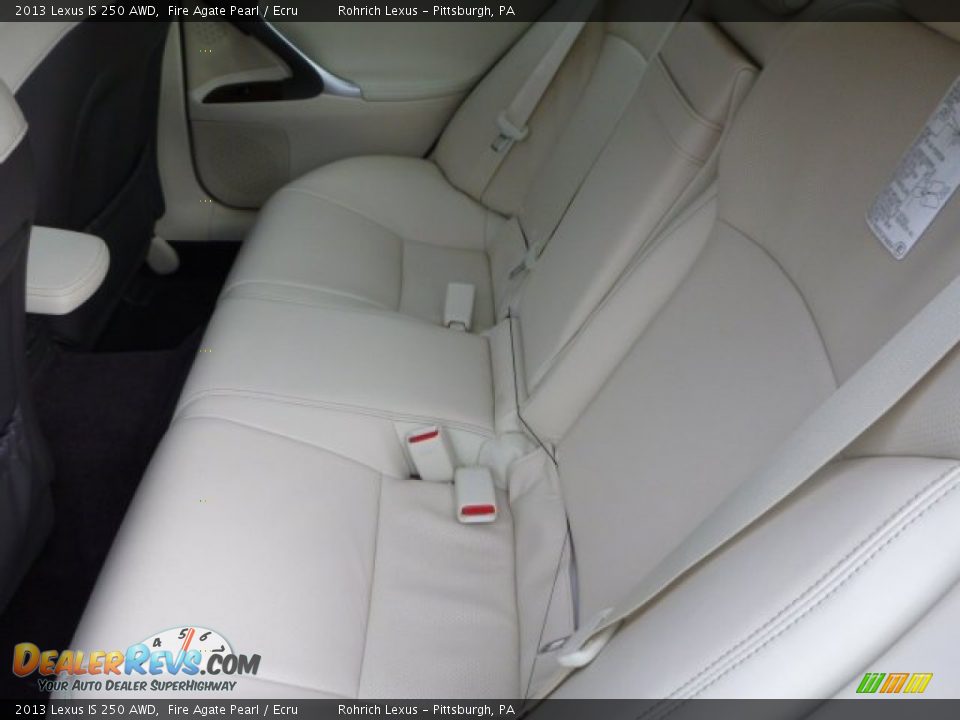 2013 Lexus IS 250 AWD Fire Agate Pearl / Ecru Photo #10