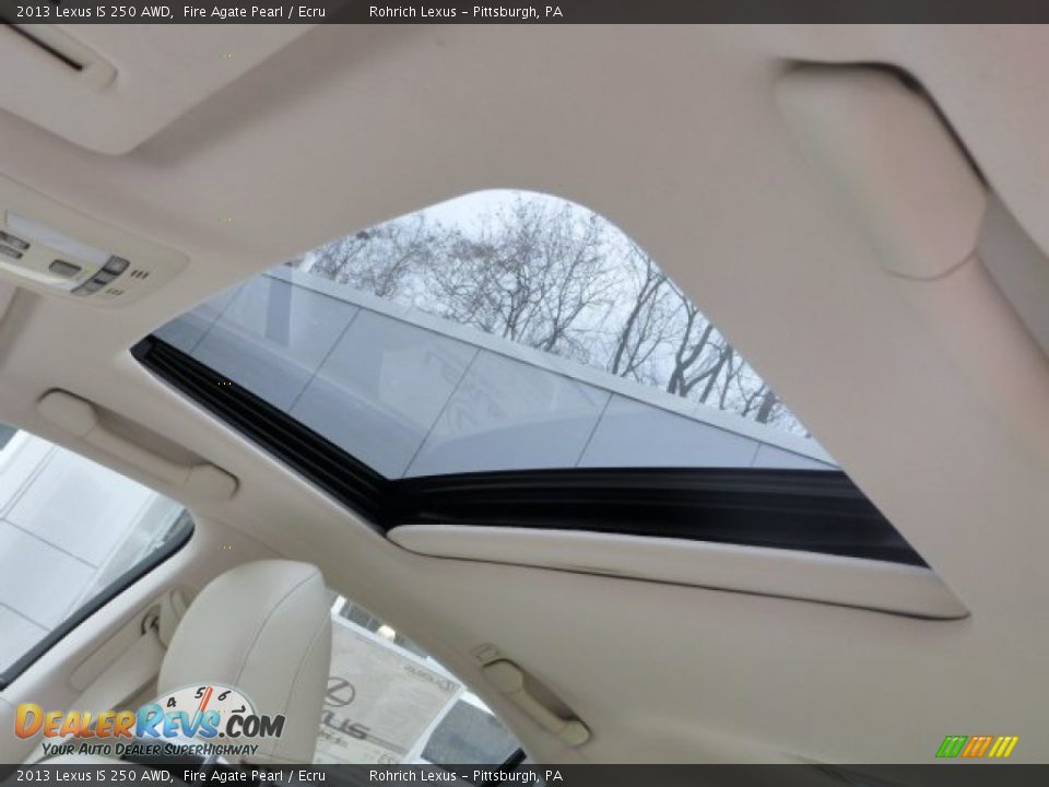 2013 Lexus IS 250 AWD Fire Agate Pearl / Ecru Photo #14