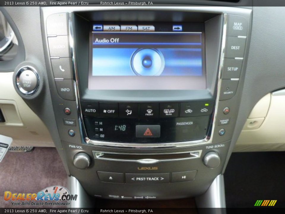 2013 Lexus IS 250 AWD Fire Agate Pearl / Ecru Photo #19