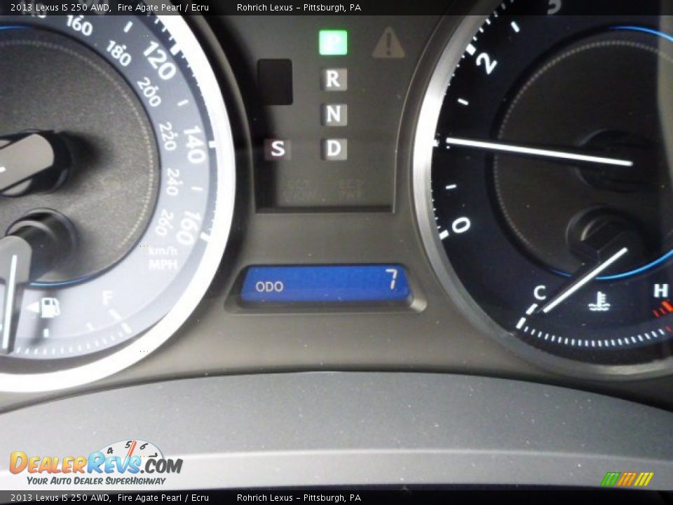 2013 Lexus IS 250 AWD Fire Agate Pearl / Ecru Photo #20