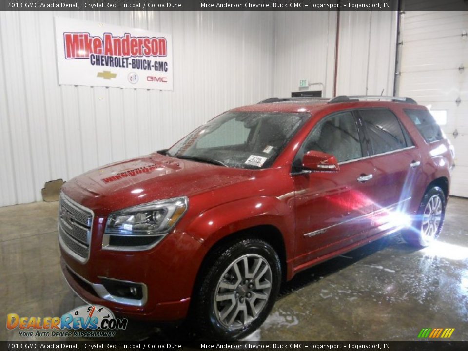 2013 GMC Acadia Denali Crystal Red Tintcoat / Cocoa Dune Photo #1