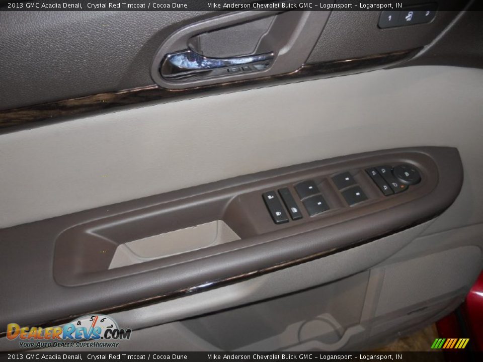 Door Panel of 2013 GMC Acadia Denali Photo #6