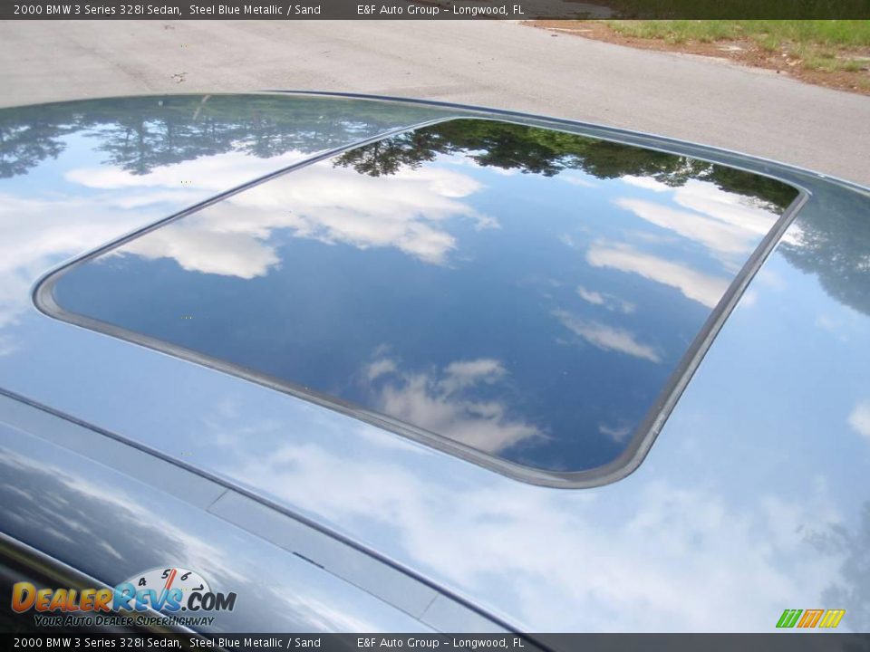 2000 BMW 3 Series 328i Sedan Steel Blue Metallic / Sand Photo #15