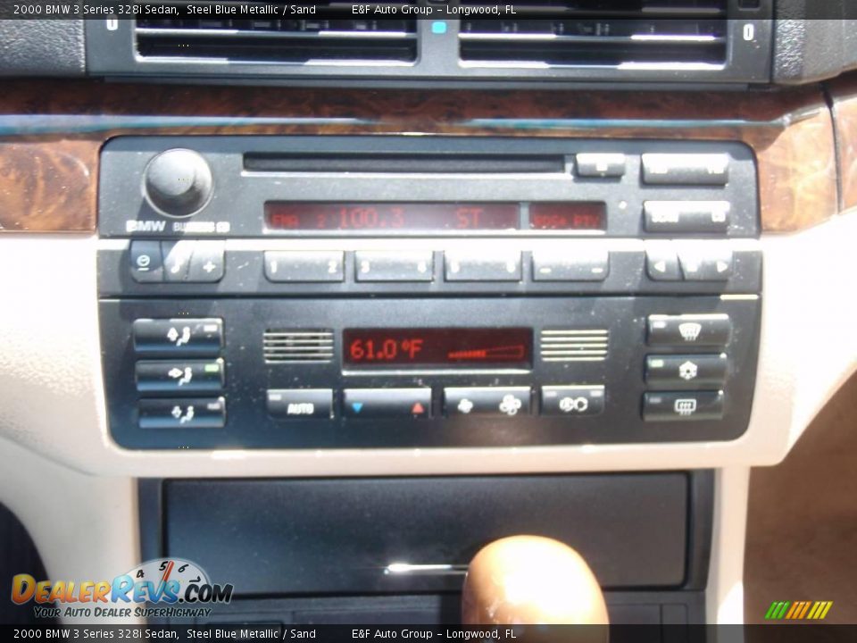 2000 BMW 3 Series 328i Sedan Steel Blue Metallic / Sand Photo #26