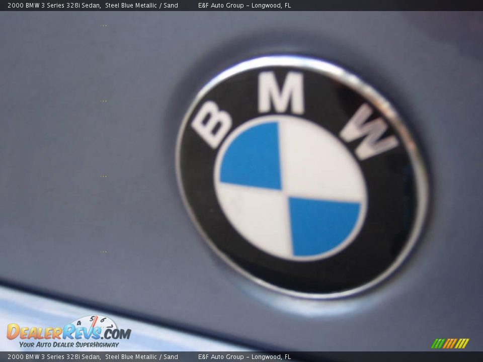 2000 BMW 3 Series 328i Sedan Steel Blue Metallic / Sand Photo #30