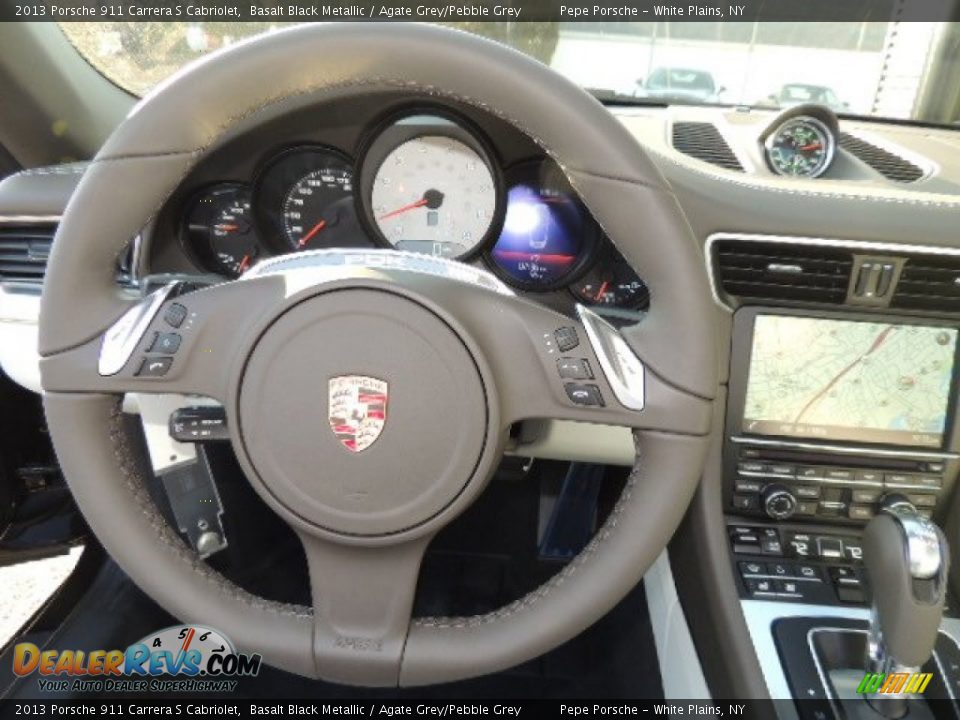 2013 Porsche 911 Carrera S Cabriolet Steering Wheel Photo #20