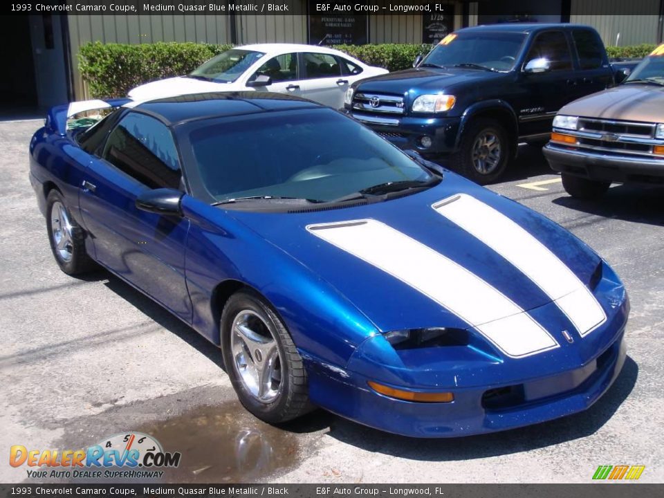 1993 Chevrolet Camaro Coupe Medium Quasar Blue Metallic / Black Photo #1