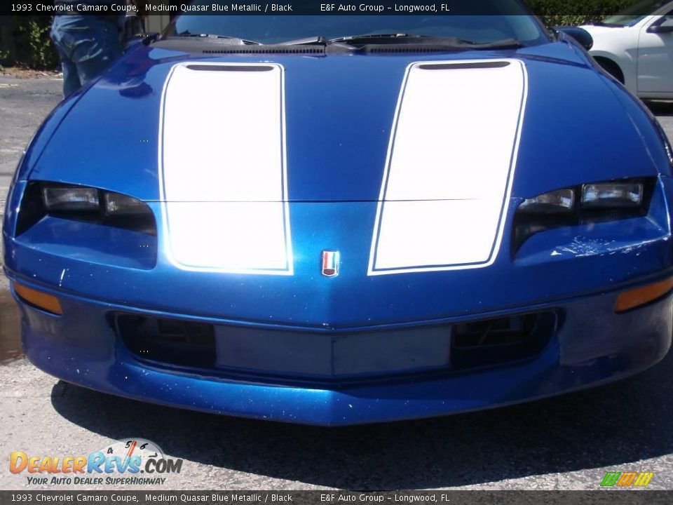 1993 Chevrolet Camaro Coupe Medium Quasar Blue Metallic / Black Photo #3