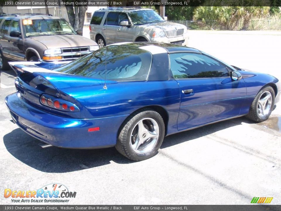 1993 Chevrolet Camaro Coupe Medium Quasar Blue Metallic / Black Photo #4