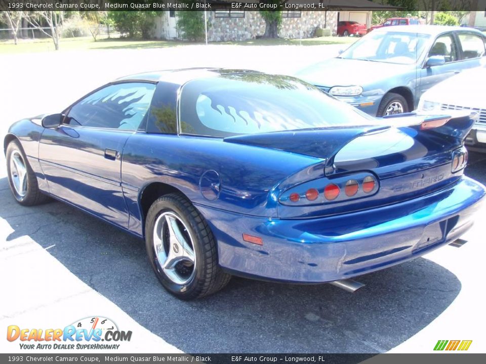 1993 Chevrolet Camaro Coupe Medium Quasar Blue Metallic / Black Photo #5