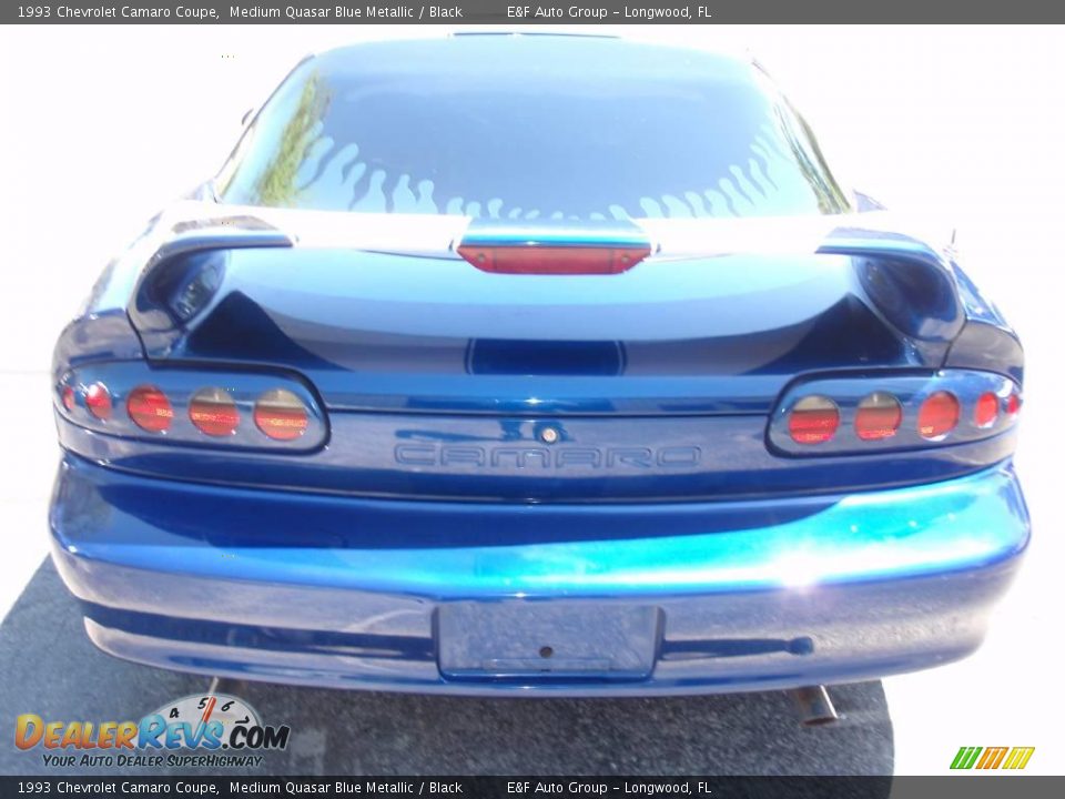 1993 Chevrolet Camaro Coupe Medium Quasar Blue Metallic / Black Photo #6