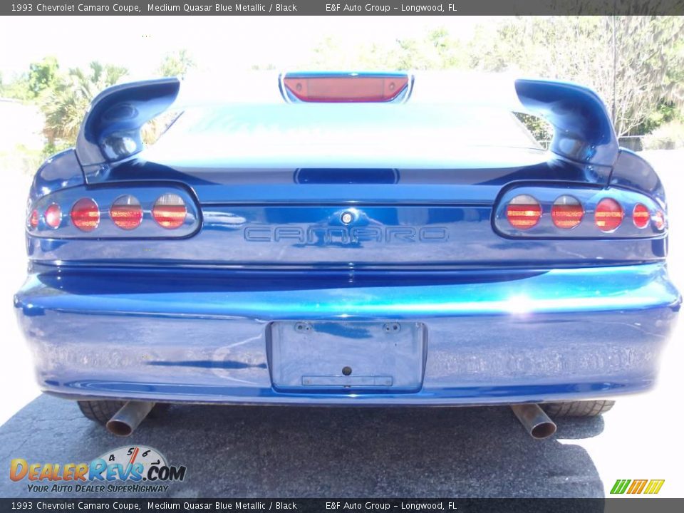 1993 Chevrolet Camaro Coupe Medium Quasar Blue Metallic / Black Photo #7