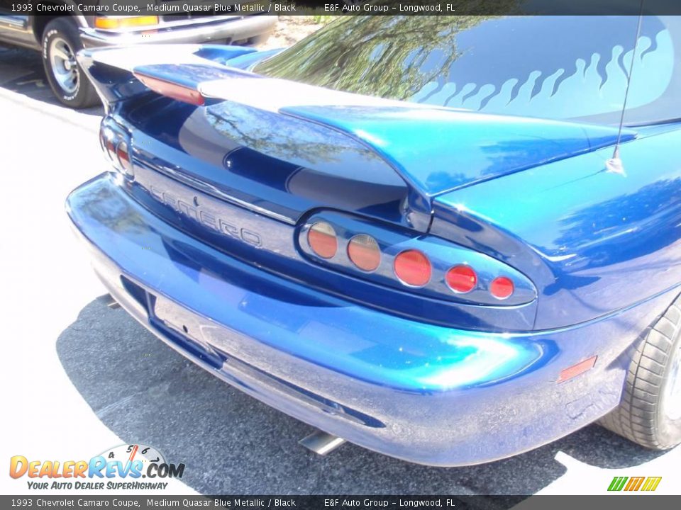 1993 Chevrolet Camaro Coupe Medium Quasar Blue Metallic / Black Photo #8