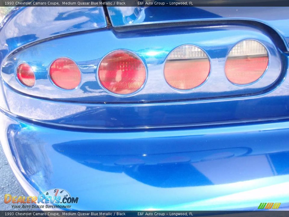 1993 Chevrolet Camaro Coupe Medium Quasar Blue Metallic / Black Photo #9