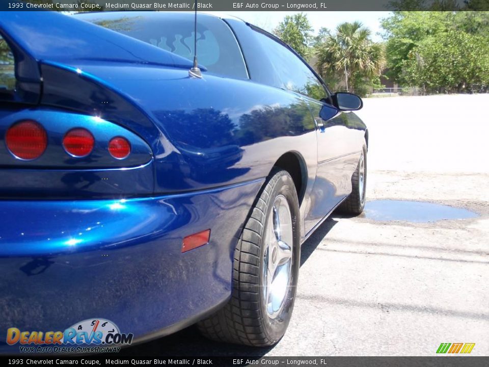 1993 Chevrolet Camaro Coupe Medium Quasar Blue Metallic / Black Photo #10