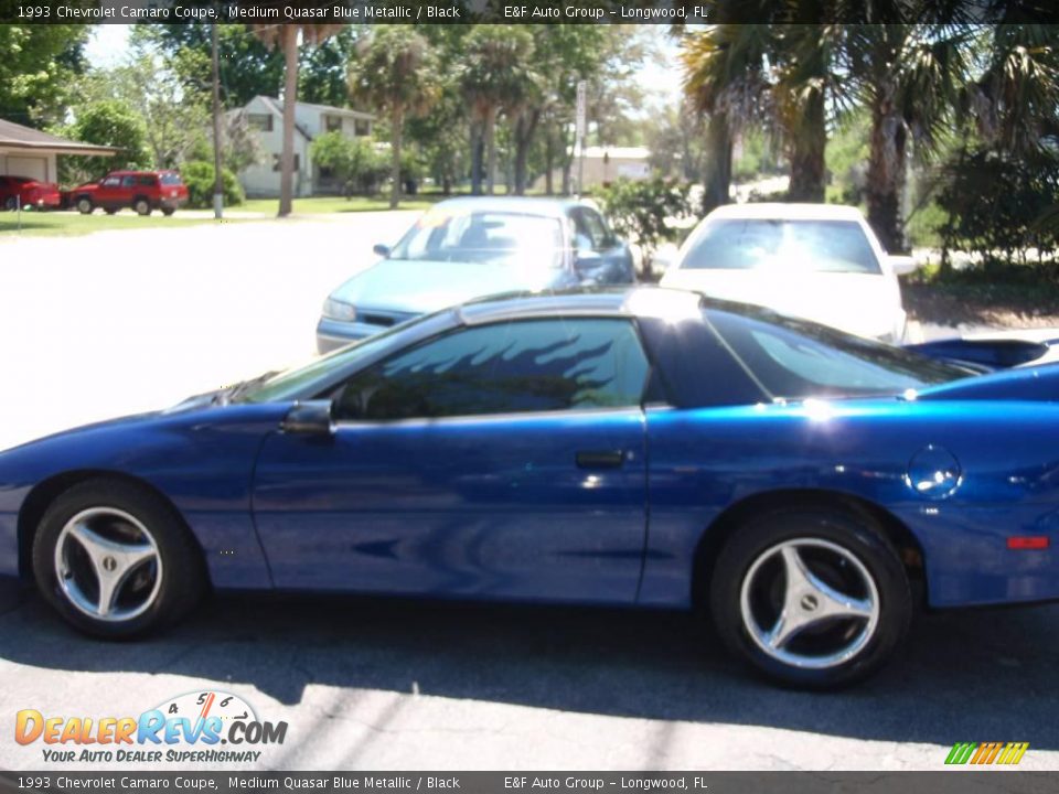 1993 Chevrolet Camaro Coupe Medium Quasar Blue Metallic / Black Photo #11