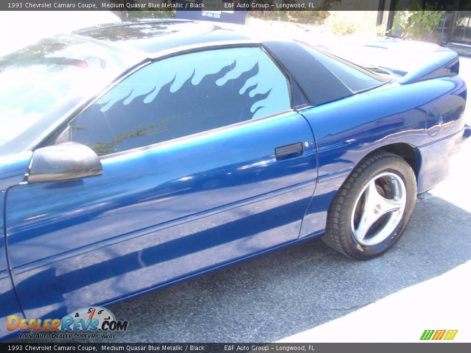 1993 Chevrolet Camaro Coupe Medium Quasar Blue Metallic / Black Photo #12